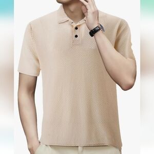 NWT TR ice silk breathable short sleeve polo Size Large